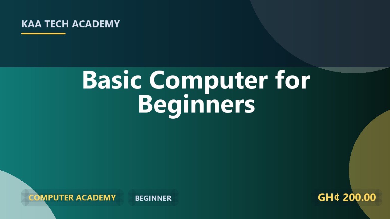 Basic Computer for Beginners
