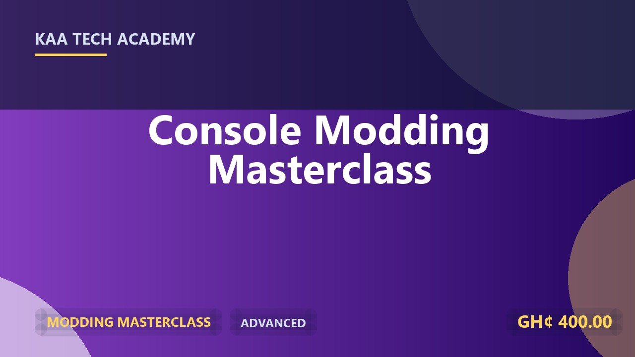 Console Modding Masterclass