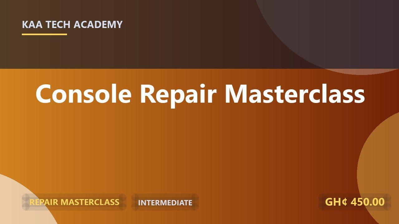 Console Repair Masterclass