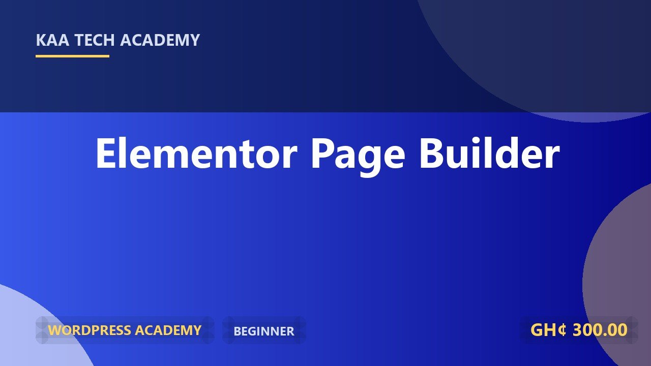 Elementor Page Builder