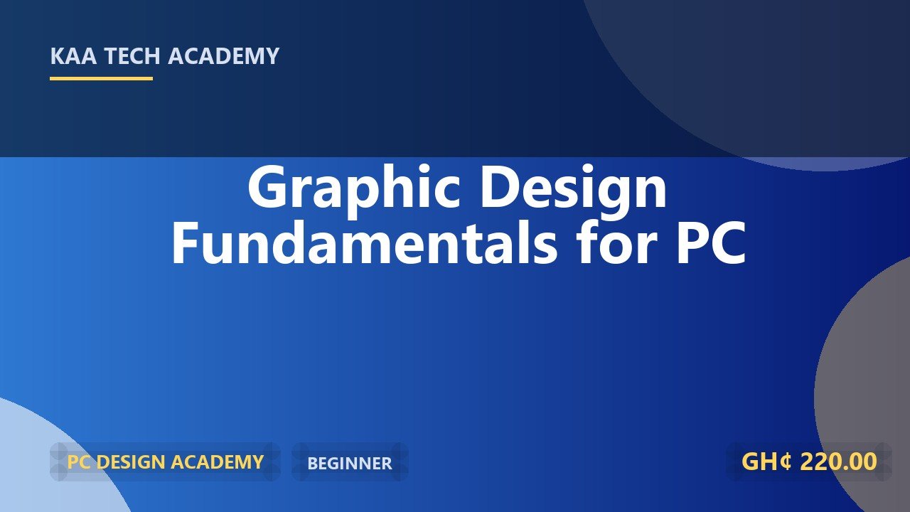 Graphic Design Fundamentals for PC