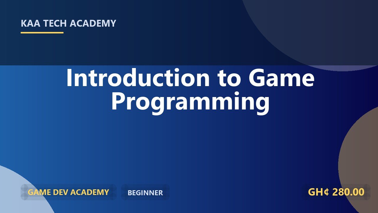 Introduction to Game Programming