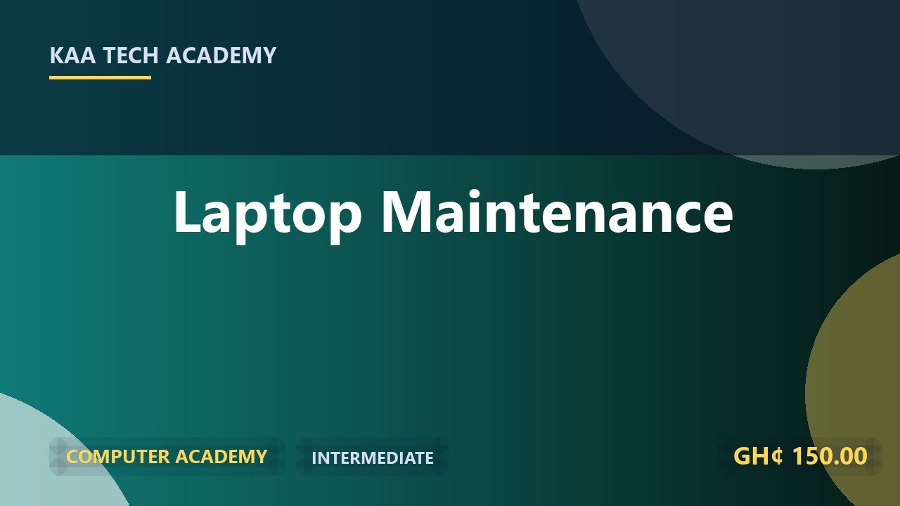 Laptop Maintenance