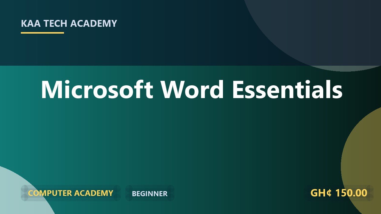 Microsoft Word Essentials