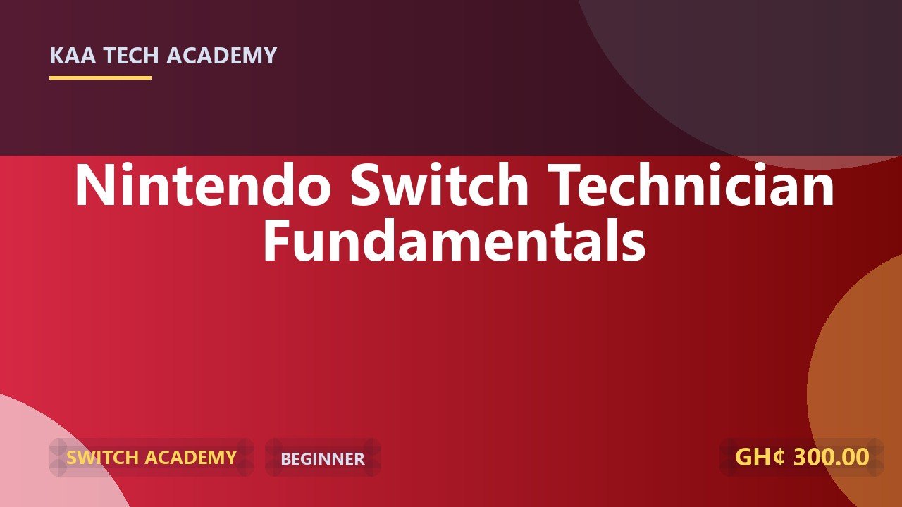 Nintendo Switch Technician Fundamentals