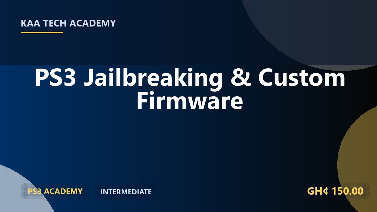 PS3 Jailbreaking & Custom Firmware