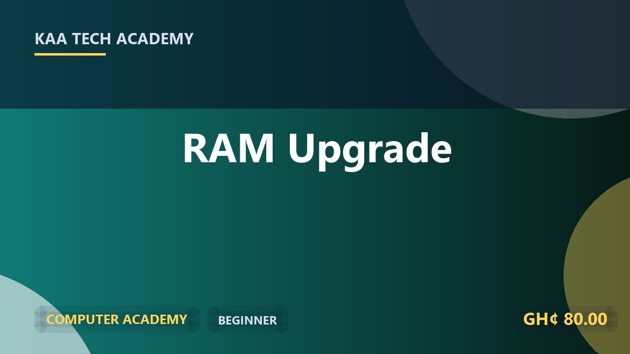 RAM Upgrade